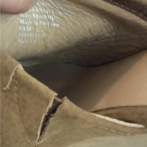 Madewell Sz 7.5 The Ruby Clog In Suede Rustic Twig Brown Slip On Shoes - Picture 8 of 11